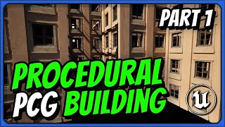 Procedural Building Using PCG and New 5.3 Blueprint Nodes  Part 1 | Unreal Engine 5.3