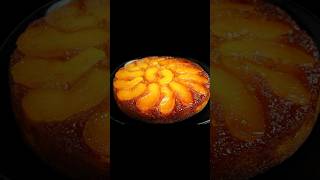 Basic upside-down Apple Cake (Recipe in the description) #dessert #cake