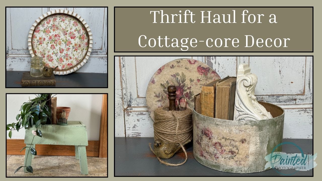 Easy Thrift Flips with a Cottage-core look - And a Chippy Paint Hack