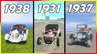 What is the 'OLDEST' car in each GTA game? | GTA Evolution (20012021)