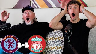 How Jammy Was That Equaliser… Liverpool Throw 2 Goal Lead | Aston Villa 3-3 Liverpool Reaction