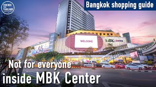 MBK shopping mall in Bangkok, uniqe shopping mall for most of the people!!