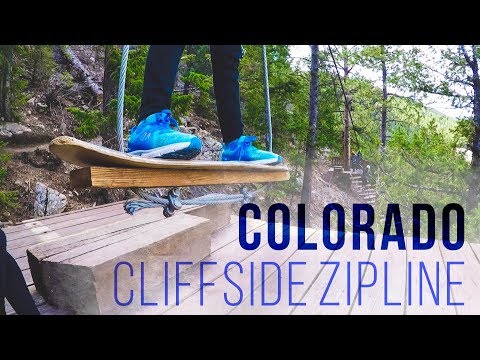 Ziplining in Colorado! Cliffside Zipline Tour - Idaho Springs