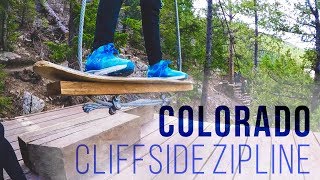 Ziplining in Colorado! Cliffside Zipline Tour - Idaho Springs