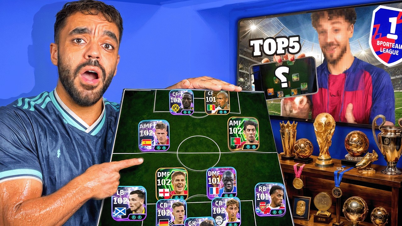 لعبت بتشكيله كامله من شو تايم الديفيجن المجاني🤯قابلت ال5 على العالم🔥|efootbal 2026