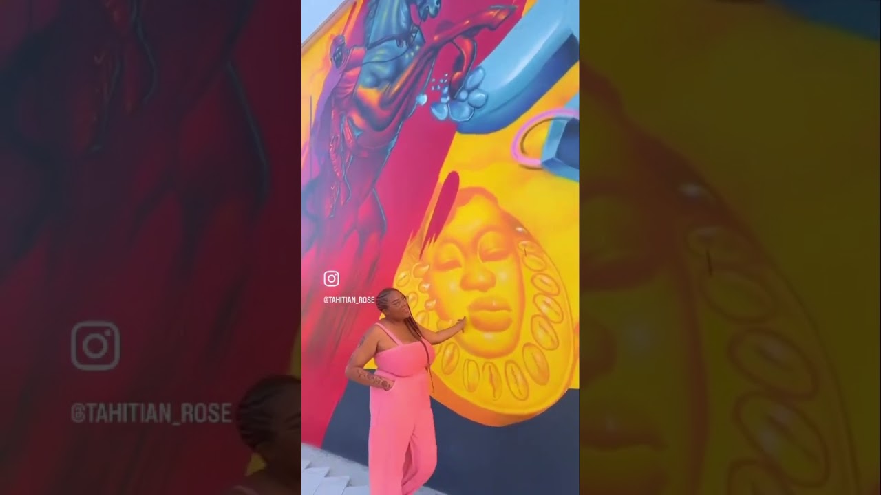 Beautiful street art in Cotonou , Benin 