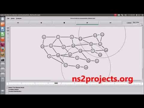 Device to Device Communication Networks using NS2 | NS2 Projects