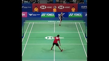 amazing reverse slice straight backhand drop by tai tzu ying