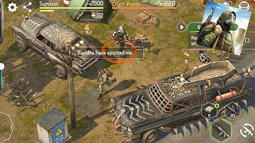 Dawn of Zombies: Survival Gameplay Walkthrough Part 2 - Bandit Camp (Android Games)