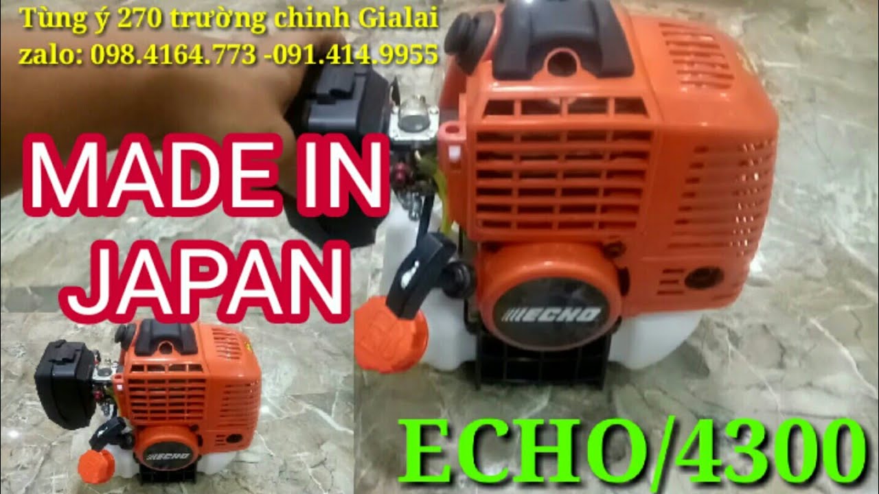 MÁY CẮT CỎ ECHO/4300.MADE IN JAPAN (TÙNG Ý 270 TRƯỜNG CHINH GIA LAI):LH098.4164.773