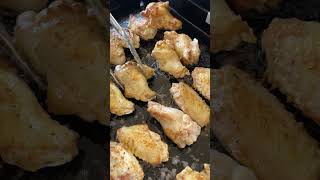 can you cook wings on a flat top griddle? | HowToBBQRight Shorts