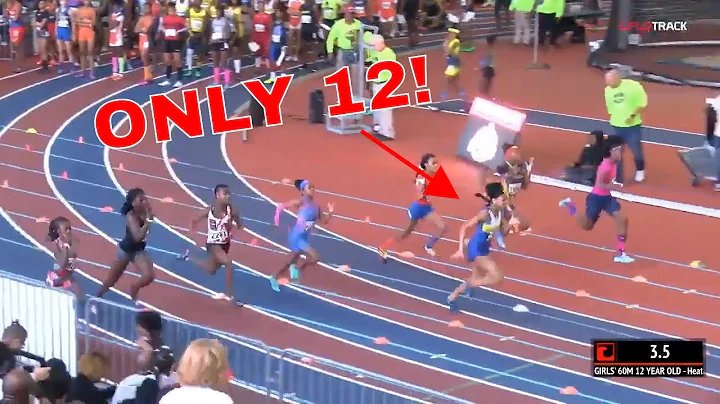 12-Year-Old Girl Runs 7.81 60m!!