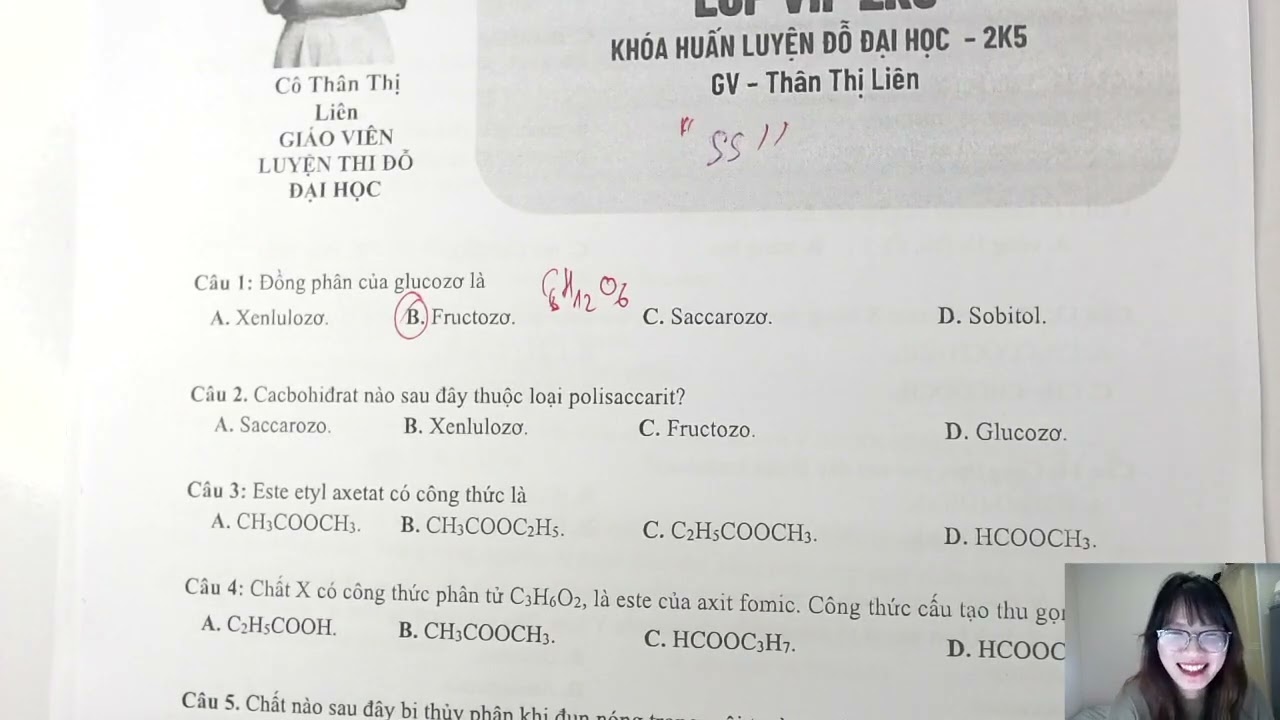 ÔN THI GIỮA HK1 - HÓA 12 - 2022-2023