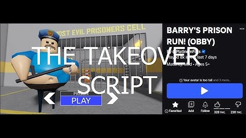 Roblox The Takeover Barry