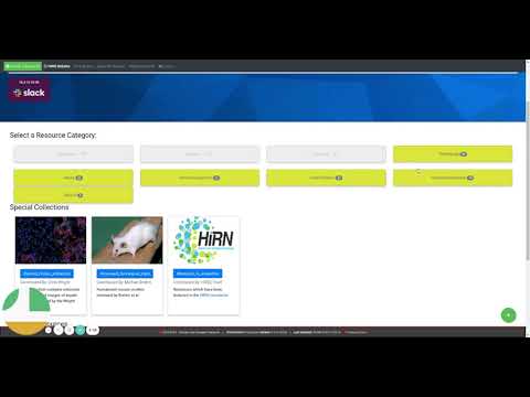 Tutorial: Finding Resources for Bioinformatics Reuse on the HIRN Resource Browser