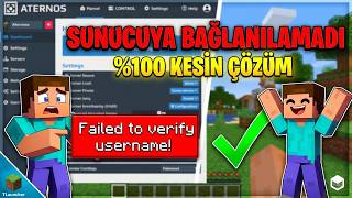Aternos Sunucuya Bağlanılamadı Hatası Nasıl Çözülür? | 2026 Güncel