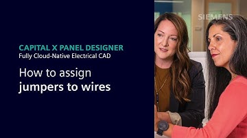 How to assign jumpers to wires and generate terminal listings in Capital X Panel Designer