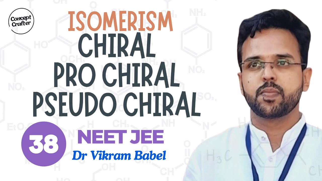 Chiral Prochiral Pseudo chiral neet jee | OC038