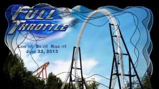 Full Throttle Rollercoaster Night and day pov mix