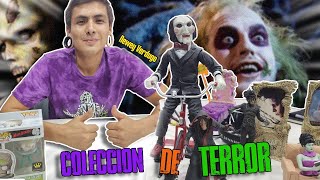 ¡COLECCIONISTA de TERROR! Películas de terror, Resident Evil y Beetlejuice (Dewey Verdugo).