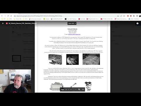 Master Machinist Resume