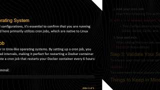 Configure docker-compose to Automatically Restart Containers on a Schedule