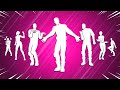 All Popular Fortnite Dances &amp; Emotes! (Ambitious, Snapshot Swagger, Rebellious, Challenge, Bad Guy)