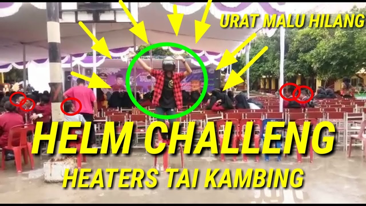 VIRAL! HELM CHALLENGE HATERS TAI KAMBINGTERHEBOH DAN TERGILA SE INDONESIA | UDAH PUTUS URAT MALU NYA