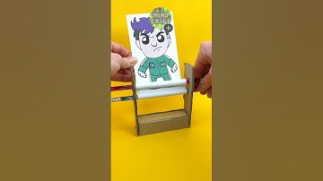 OMG 🤯Paper Craft  Transformation using DIY Printer with Thanos by squid game #squidgame #papercraft