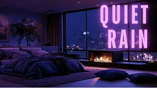Quiet Rain 🌧️ Chill R&B Mix | Rainy Bedroom Vibes, Candlelit Comfort & Sleep Music