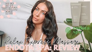 BEST MASSAGE EVER! Endota Spa Review + Products *Honest*