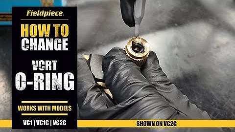 How to Change the O-Ring in Your Fieldpiece Valve Core Removal Tool | VC1, VC1G, VC2G