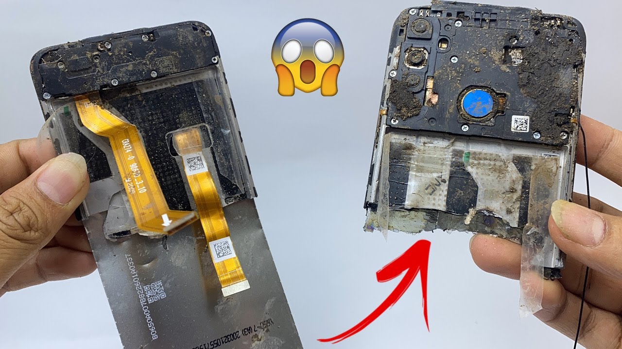Restoring Destroyed Phone, Restore Broken Realme C3 From Garbage Collector