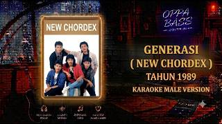 Download lagu GENERASI - NEW CHORDEX 1989 | KARAOKE MALE VERSION | HD AUDIO