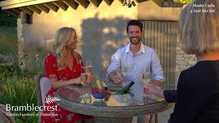 Bramblecrest: Monte Carlo Bar Set with 4 Stools