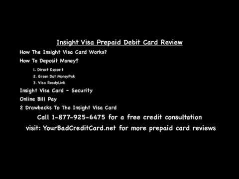 Insight Visa Prepaid Debit Card Review You Insight Visa Prepaid Debit Card Review