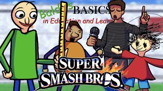 Baldi's Basics in Super Smash Bros! (+Custom Stage)