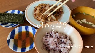 VLOG#9 |マンガ飯を作って楽しむおうち時間 |捨てちゃう皮で野菜だし |冷凍ストック