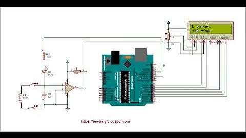 Simple Inductance meter with Arduino animation