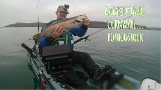 Kayak Fishing Cornwall at Porthoustock