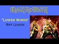 Iron Maiden Losfer Words Riff Lesson