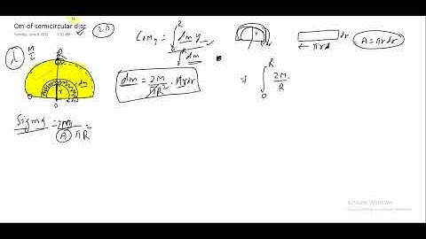 IPU LEET MECHANICS | CENTRE OF MASS OF SEMICIRULAR DSIC | IPU LEET STUDY POINT |IPU LEET 2021