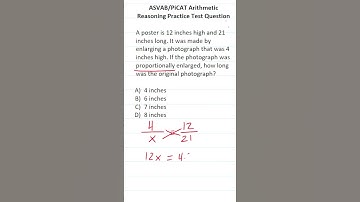 ASVAB/PiCAT Arithmetic Reasoning Practice Test Q: Ratios/Proportions #acetheasvab with #grammarhero