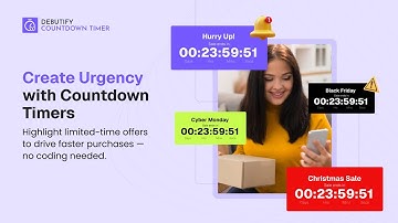 Free Debutify Urgency Countdown Timer Shopify App