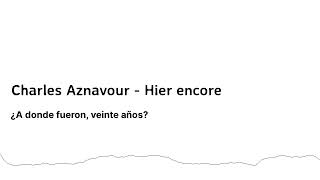 Hier encore -  Charles Aznavour | Slowedreverb, 8D | LN