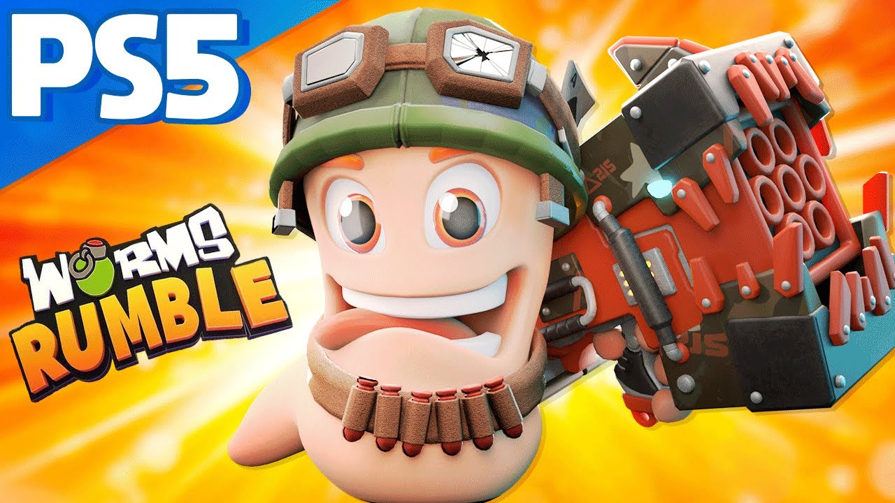 O NOVO BATTLE ROYALE DAS MINHOCAS NO PLAYSTATION 5 - Worms Rumble 