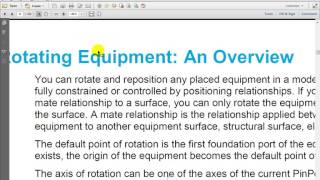 SmartPlant Equipment Lesson Part 2