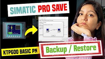 Siemens KTP600 Basic PN – Upload & Download (Backup & Restore) HMI Program | Step-by-Step Guide