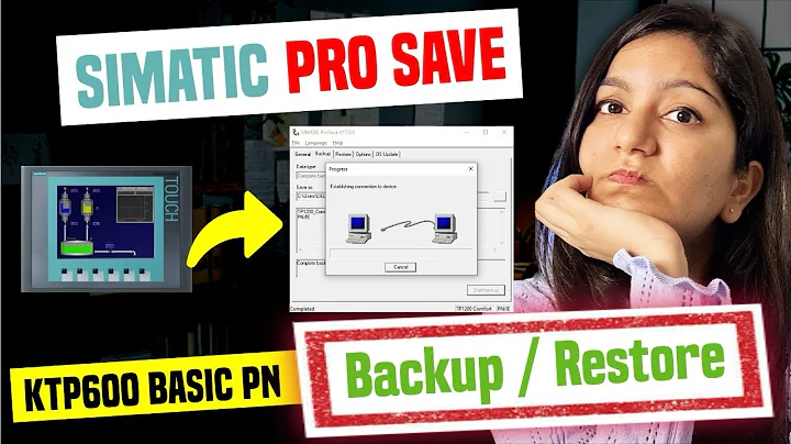 Siemens KTP600 Basic PN – Upload & Download (Backup & Restore) HMI Program | Step-by-Step Guide