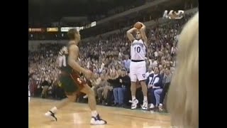 Shane Heal (Timberwolves) ignites! The Hammer nails five three-pointers in a quarter v Sonics [1997]